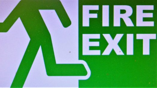Fire Exit Sign